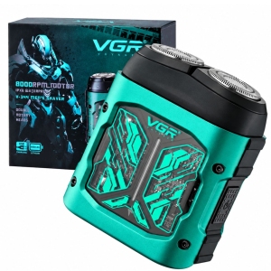 ریش تراش برقی وی جی آر VGR مدل V-344 موتور 8000 دور در دقیقه ضدآب