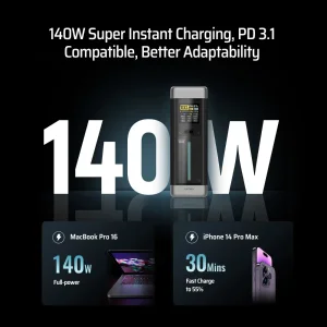 پاوربانک کاکتک CUKTECH مدل P23 ظرفیت 25000 و توان 210 وات