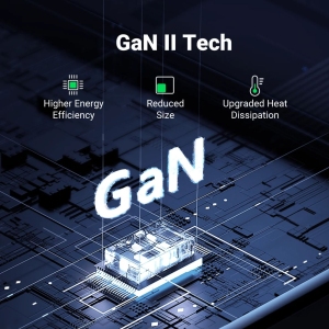 شارژر دیواری یوگرین UGREEN مدل CD244 سه پورت GaN II با توان 65 وات