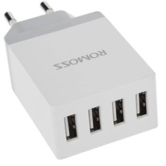 چهار درگاه USB شارژر دیواری روموس AC14P-E