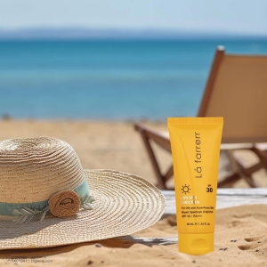 کرم ضد آفتاب و ضد لک بی رنگ لافارر با SPF30 سبک و مناسب پوست چرب 40ml