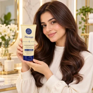 ماسک مو مورینگا امو مدل 4 مناسب موهای رنگ و دکلره شده 200ml