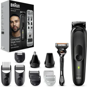 ماشین اصلاح شارژی براون Braun مدل MGK7460 چندکاره 12 در 1