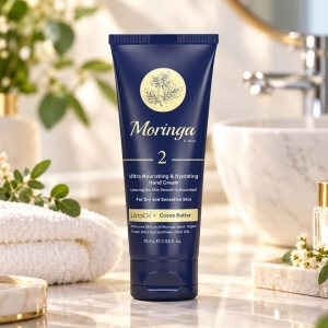 کرم دست فوق مغذی و آبرسان مورینگا امو مدل 2 مخصوص پوست خشک و حساس 75ml