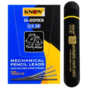 نوک مداد نوکی 0.5 نو KNOW مدل G-2293 کیفیت 2B