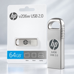 فلش مموری اچ پی HP مدل v206w ظرفیت 64 گیگابایت USB 2.0