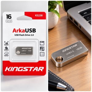 فلش مموری کینگ استار KINGSTAR مدل KS238 ظرفیت 16 گیگابایت