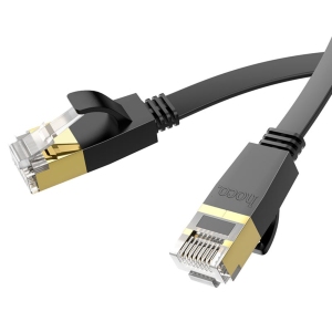کابل شبکه LAN گیگابیتی هوکو Hoco مدل US07 با استاندارد CAT6 و طول 5 متر