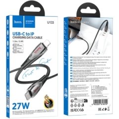 قیمت کابل تایپ سی به لایتنینگ هوکو HOCO مدل U133 توان 27 وات