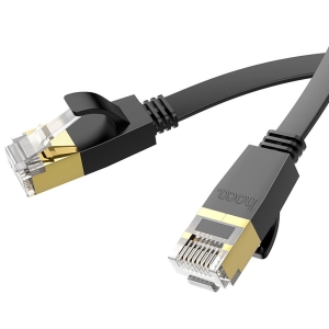 کابل شبکه هوکو HOCO مدل US07 CAT6 طول 1 متر فلت گیگابیتی