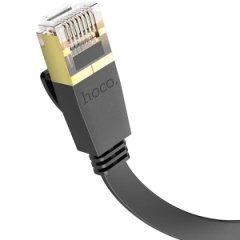 خرید کابل شبکه هوکو HOCO مدل US07 CAT6 طول 1 متر فلت گیگابیتی