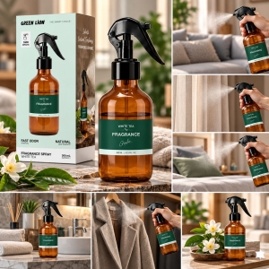 اسپری خوشبو کننده هوا گرین لاین Green Lion مدل GNFRWTEA300ML حجم 300ml