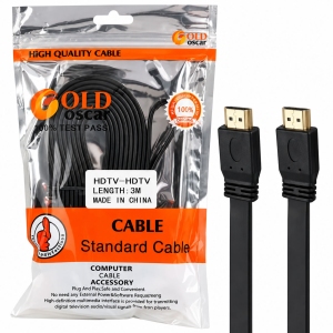 کابل HDMI فلت گلد اسکار Gold Oscar طول 3 متر