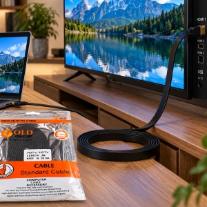 کابل HDMI فلت گلد اسکار Gold Oscar طول 3 متر