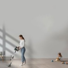 استفاده از جارو شارژی گرین لاین برای نظافت منزل
