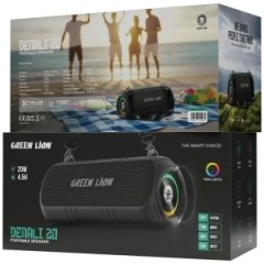 قیمت اسپیکر بلوتوثی گرین لاین Green Lion مدل GNDESPR20WBK توان 20 وات
