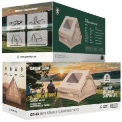 قیمت چادر مسافرتی بادی گرین لاین Green Lion مدل GT-4X ظرفیت 4 نفر