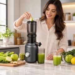 نمای سه رخ آبمیوه گیری گرین لاین با موتور مسی