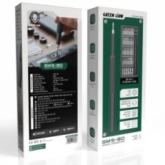 نمای بسته بندی ست پیچ گوشتی گرین لاین GMS-80
