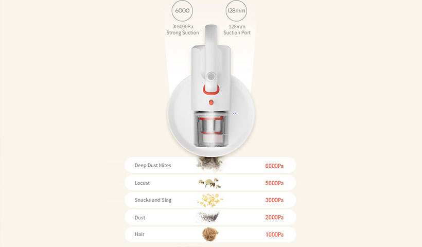 جاروماشین شیائومی Deerma Wireless Mite Removal Vacuum Cleaner CM1910