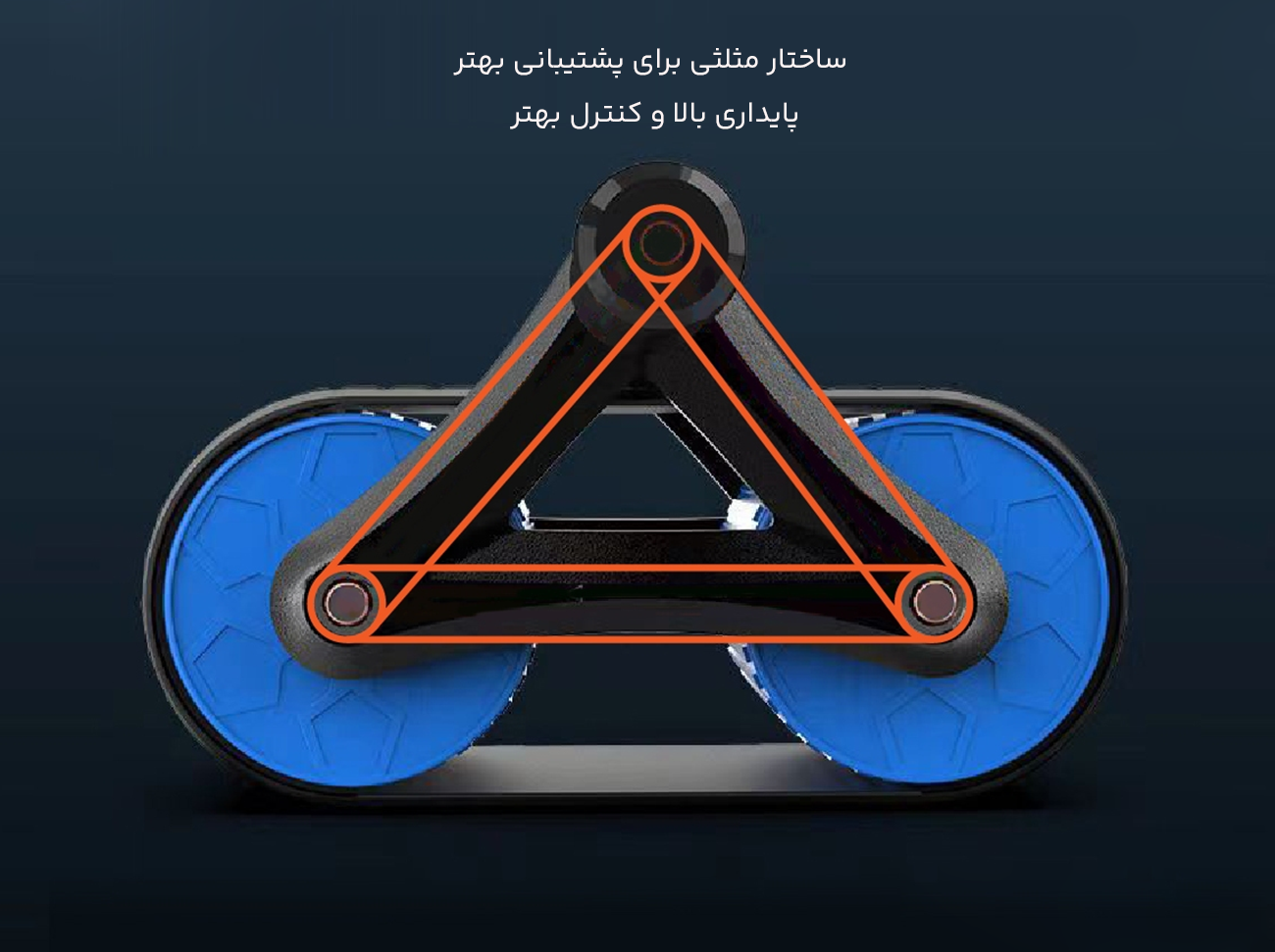 چرخ شکم با ساختار مثلثی