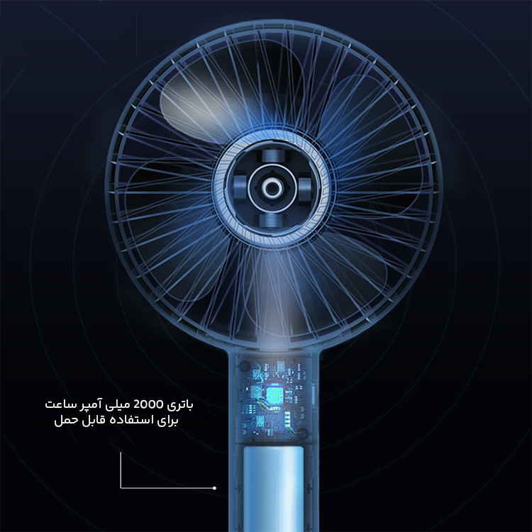 پنکه شارژی قابل حمل
