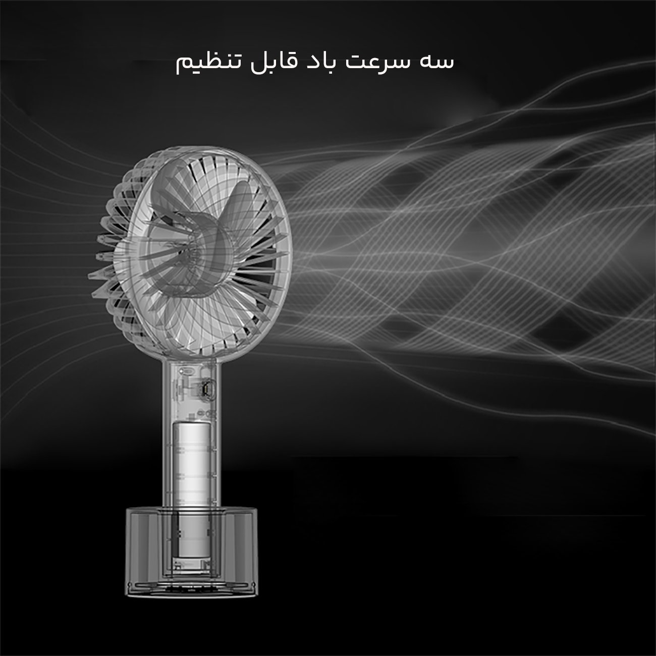 سه سطح سرعت پنکه 