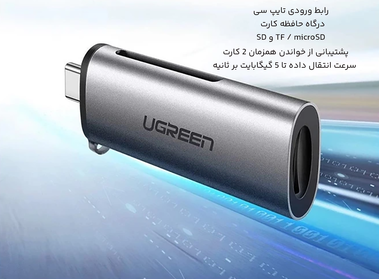 کارت خوان یوگرین با رابط  تایپ سی