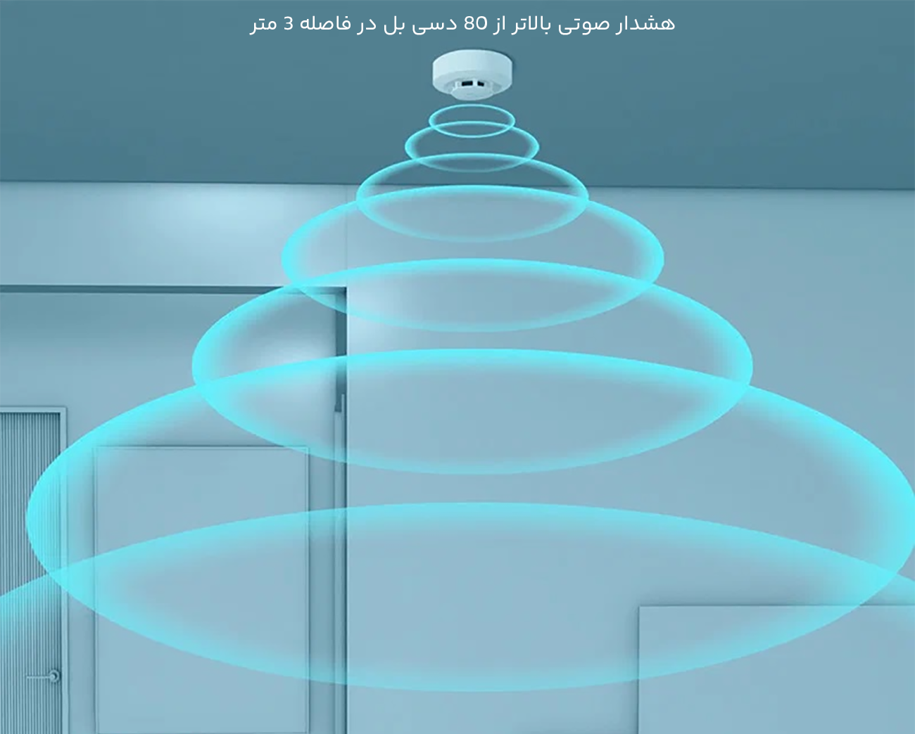 سنسور تشخیص دود با هشدار صوتی