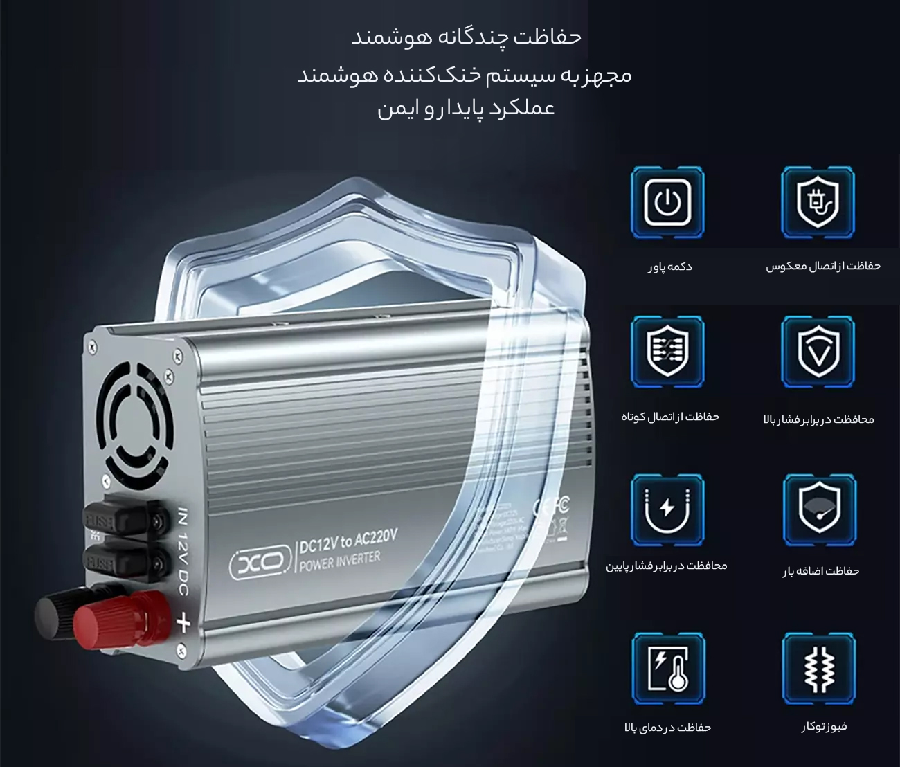 عملکرد پایدار و ایمن مبدل برق خودرو