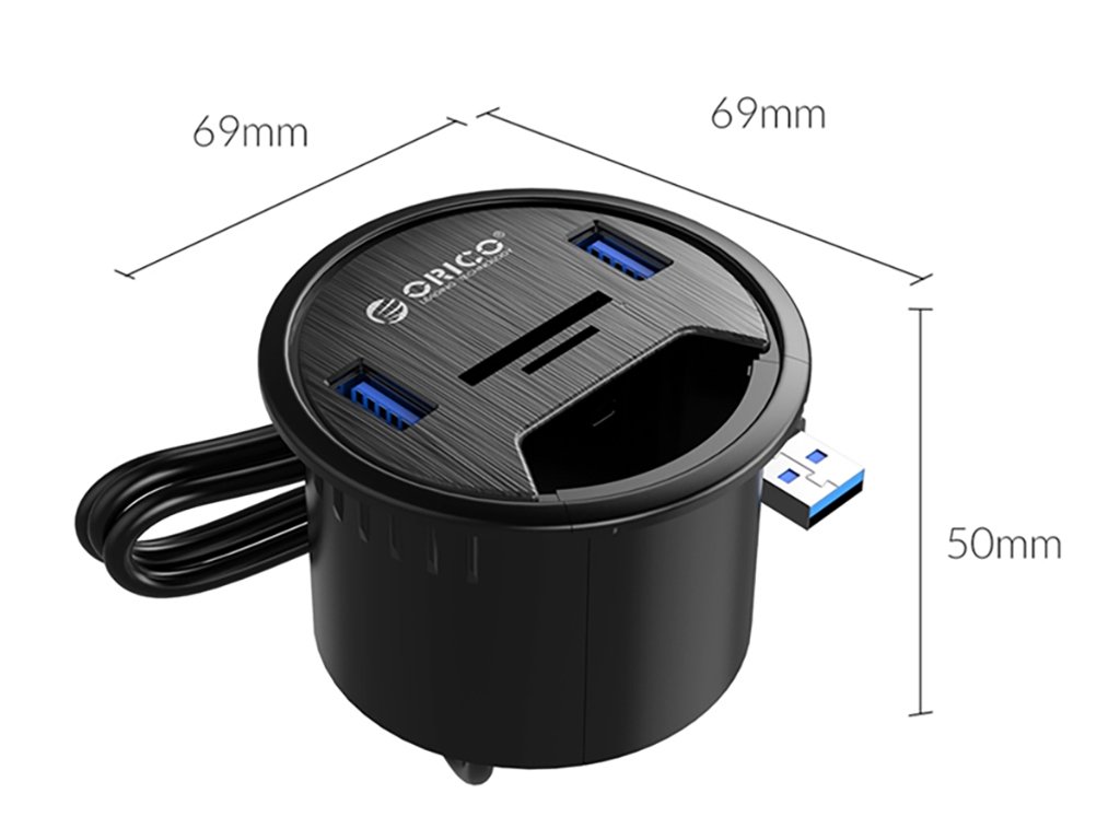 هاب USB رومیزی چند کاره اوریکو مدل ORICO-DESK-2UST 
