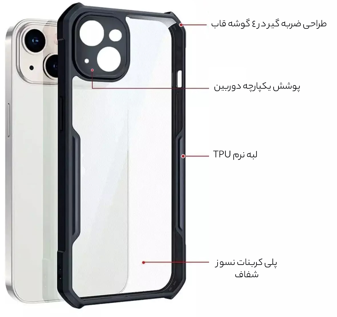 قاب ضد ضربه آیفون 13