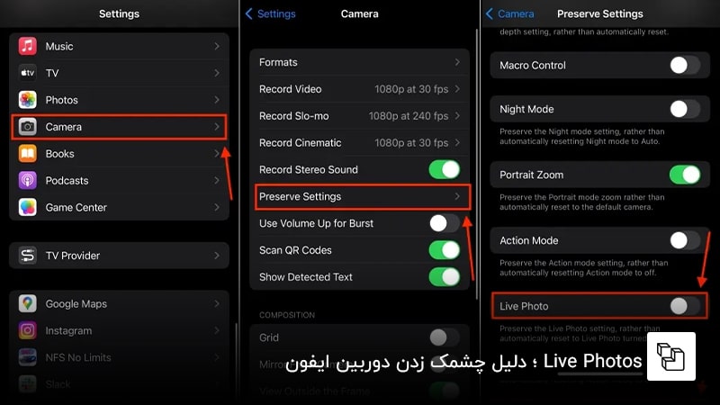 Live Photos؛ دلیل چشمک زدن دوربین ایفون