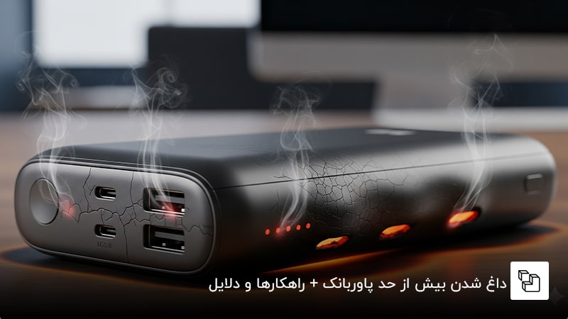  داغ شدن بیش از حد پاوربانک+ علت&zwnj;ها و راهکارها
