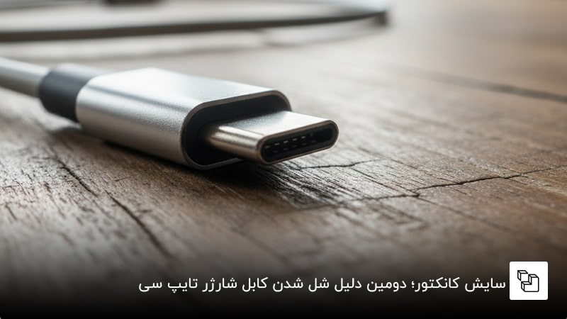سایش کانکتور؛ دومین دلیل شل شدن کابل شارژر تایپ سی