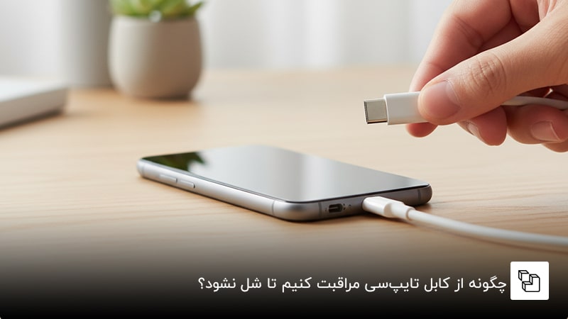 چگونه از کابل تایپسی مراقبت کنیم تا شل نشود؟