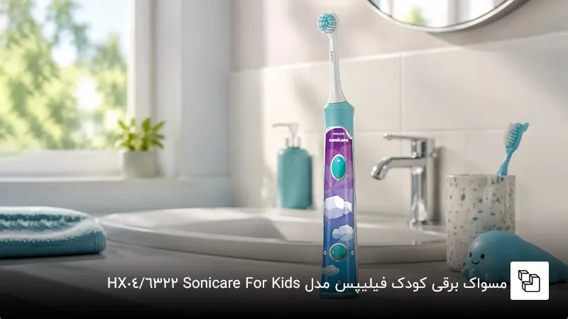 مسواک برقی کودک فیلیپس مدل Sonicare For Kids HX6322/04