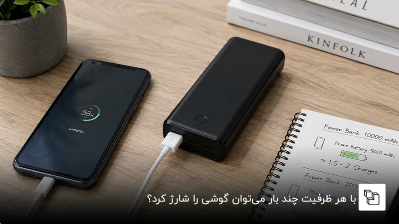 با هر ظرفیت چند بار میتوان گوشی را شارژ کرد؟