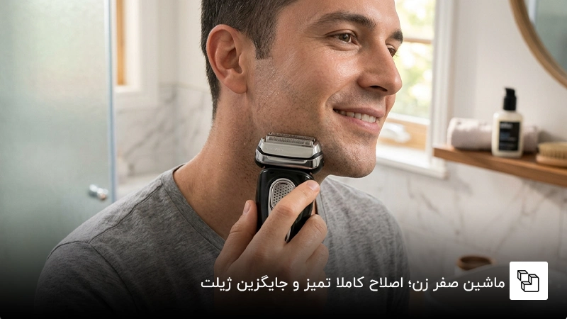 ماشین صفر زن؛ اصلاح کاملا تمیز و جایگزین ژیلت