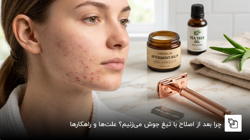 چرا بعد از اصلاح با تیغ جوش می&zwnj;زنیم؟ (علت&zwnj;ها و راهکارها)