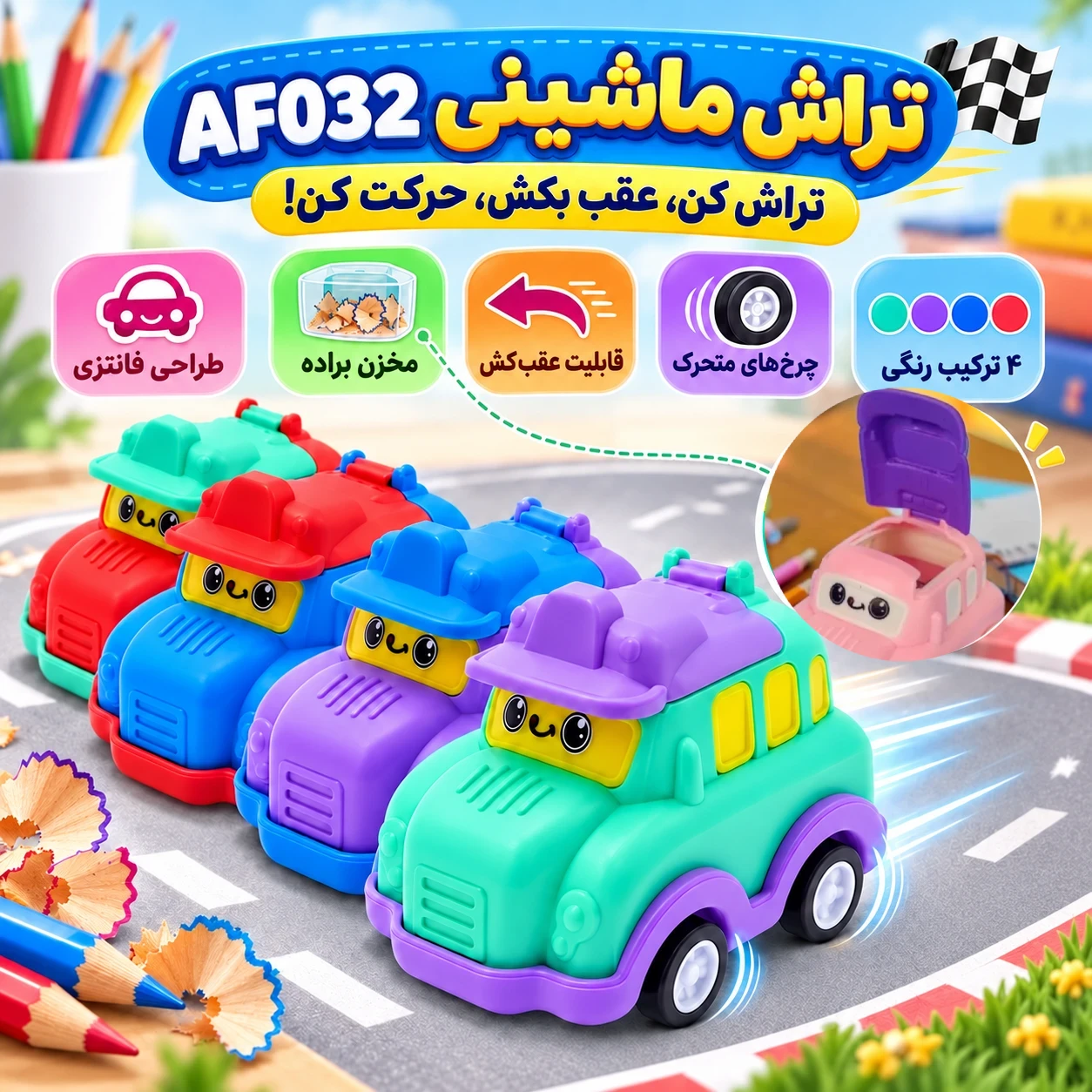 تراش فانتزی مخزن دار