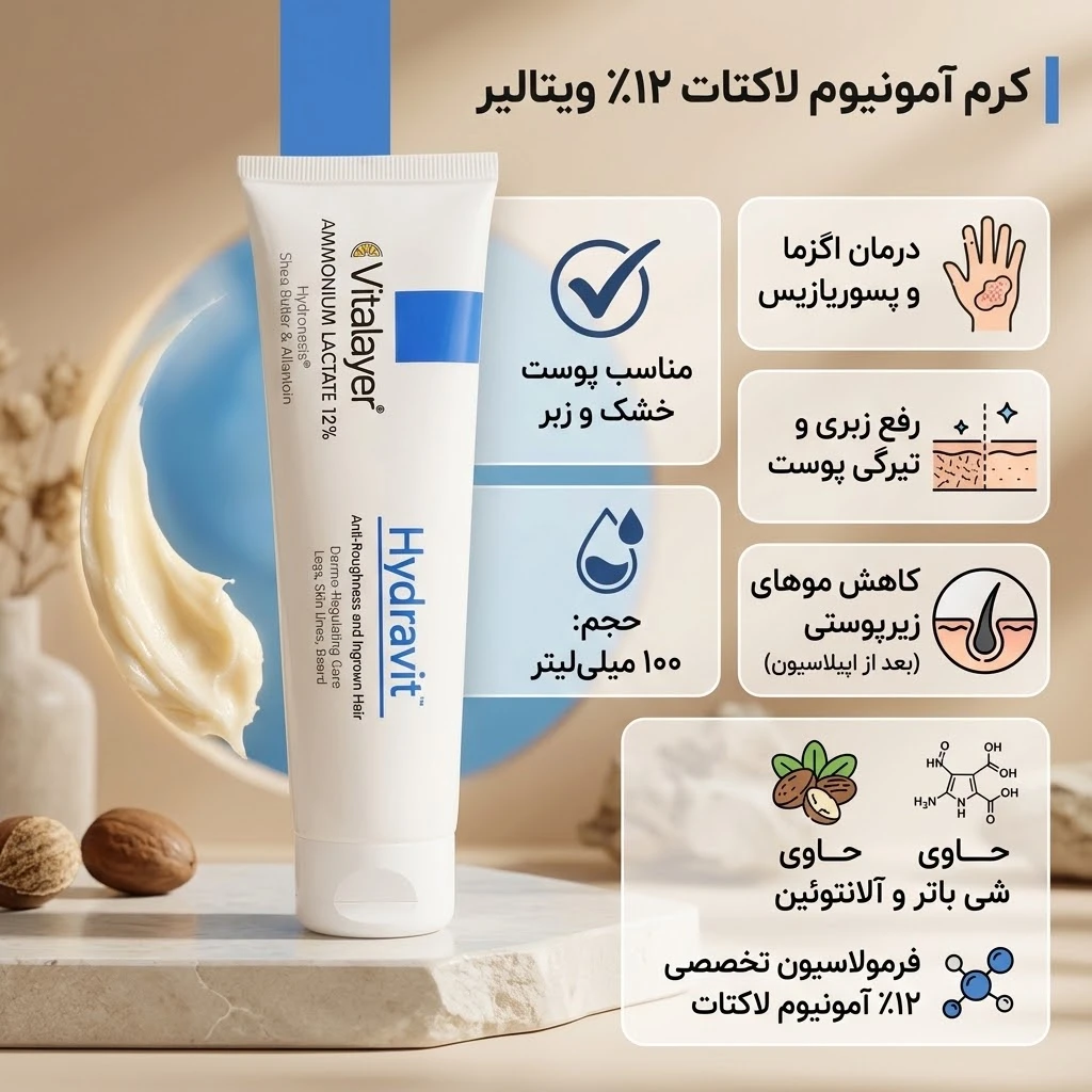 کرم مرطوب&zwnj; کننده ویتالیر