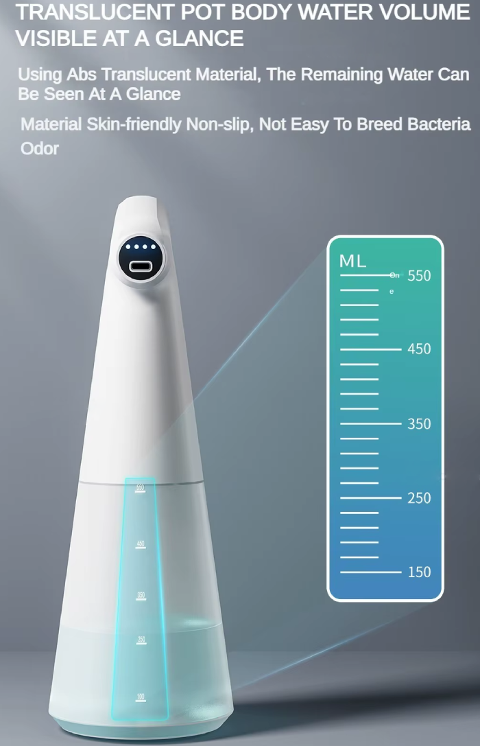 طراحی شفاف ارگونومیک اسپری آبپاش