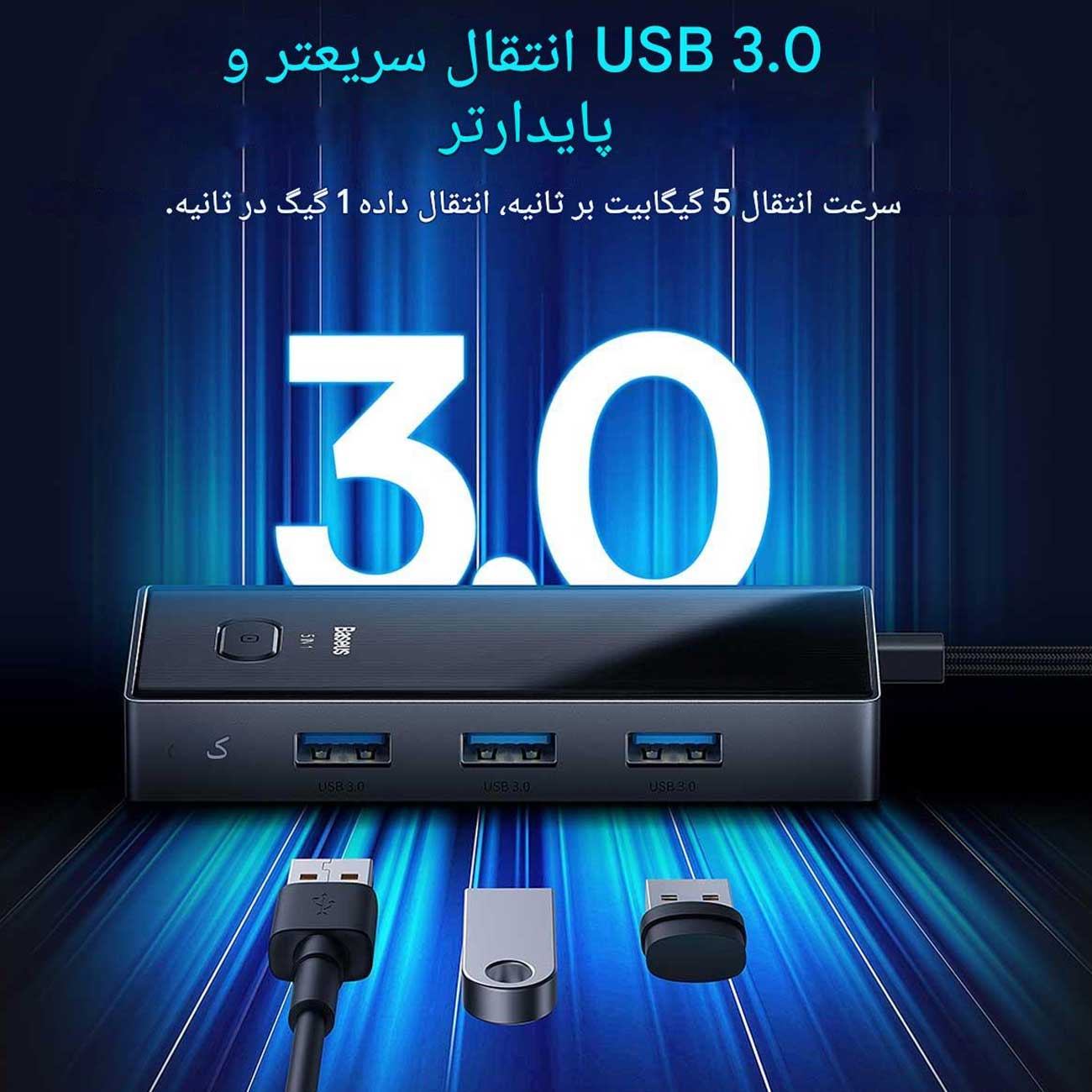 یو&zwnj;اس&zwnj;بی پر سرعت هاب