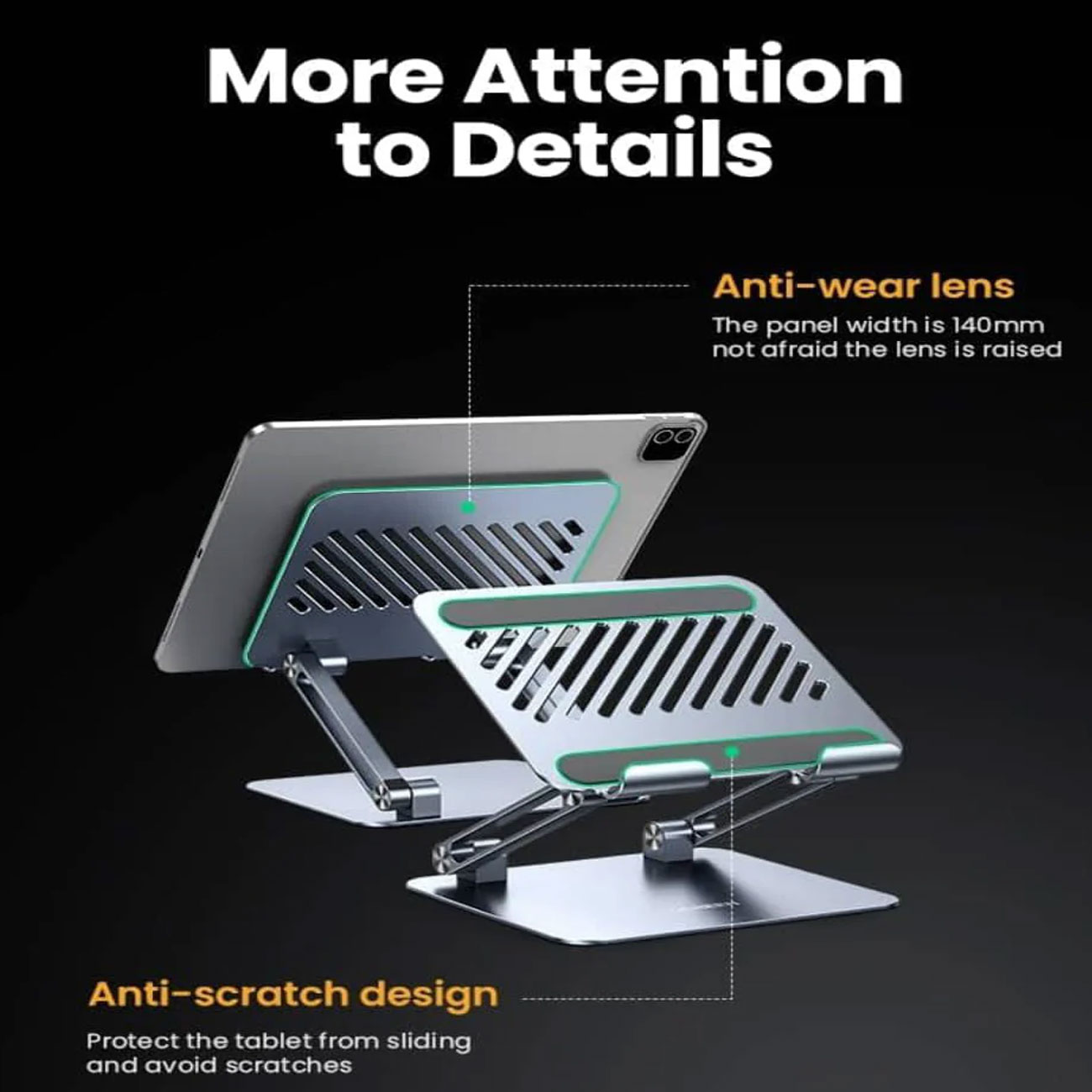 استند یوگرین مقاوم لپتاپ در برابر خراش