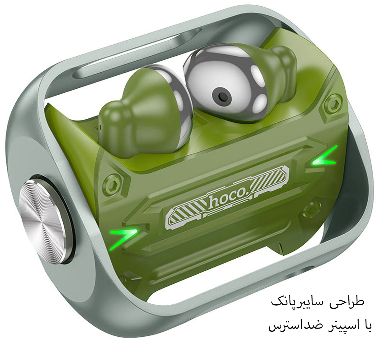 هندزفری بی سیم سبز