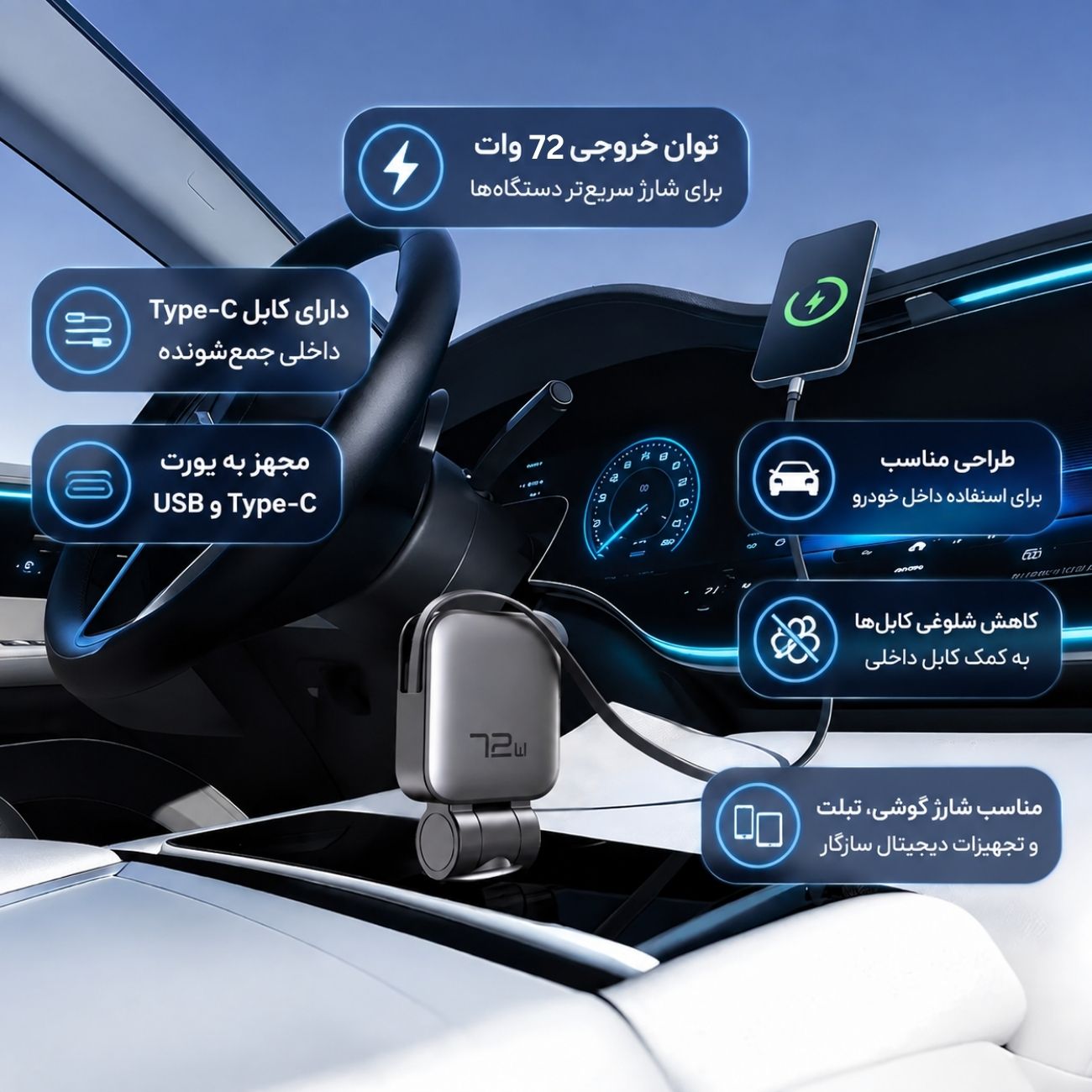 شارژر فندکی گرین لاین