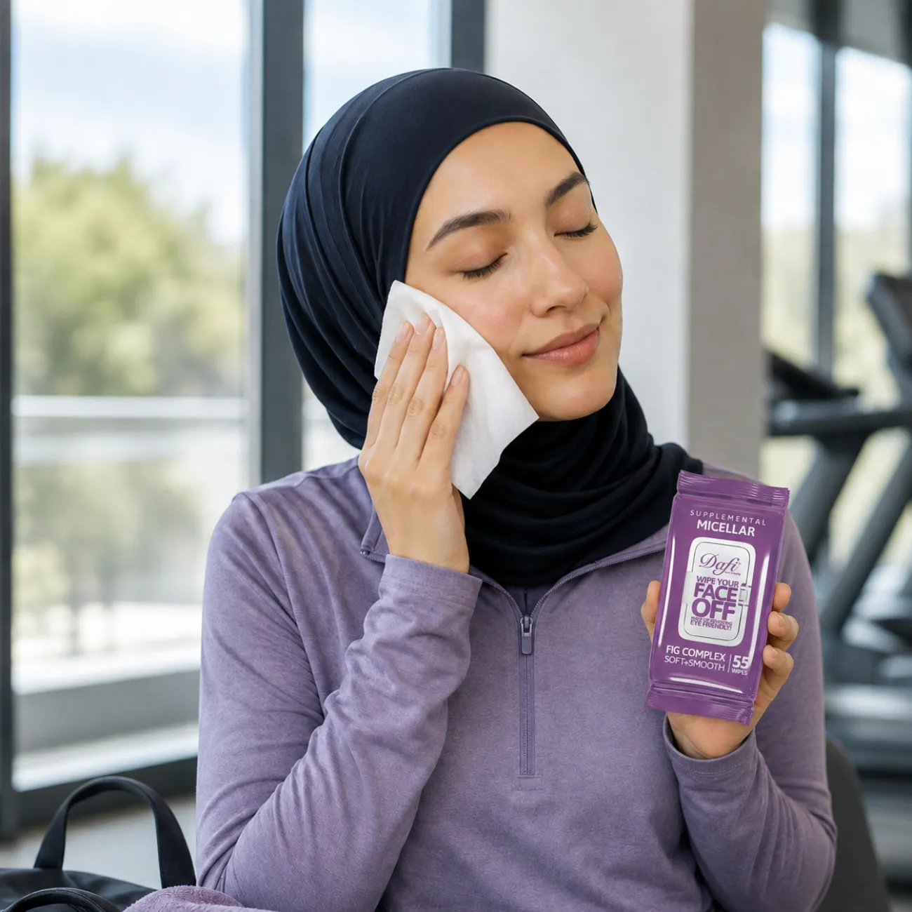 پاکسازی سریع آرایش با دافی