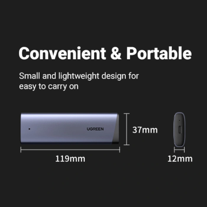 ابعاد جمع و جور باکس SSD یوگرین CM767