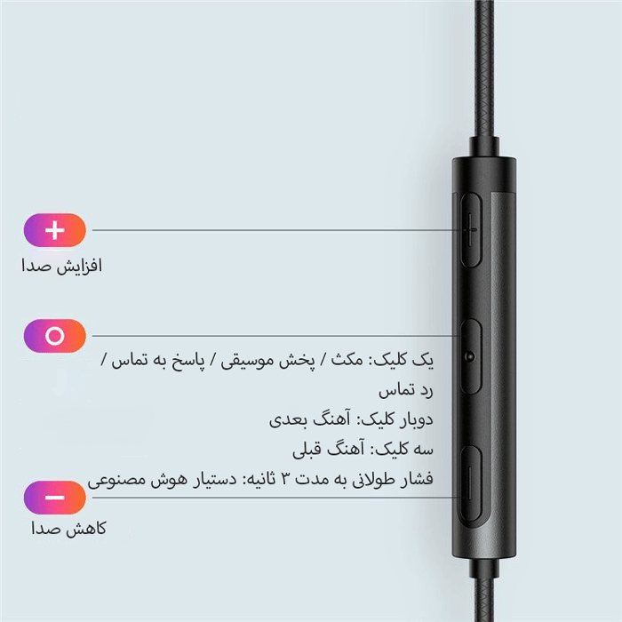 پنل کنترل هندزفری